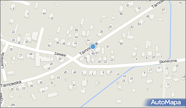 Wojnicz, Tarnowska, 53, mapa Wojnicz