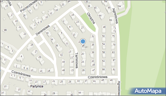 Wrocław, Tarninowa, 18, mapa Wrocławia