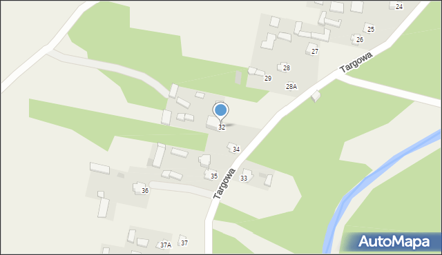 Zakrzówek, Targowa, 32, mapa Zakrzówek