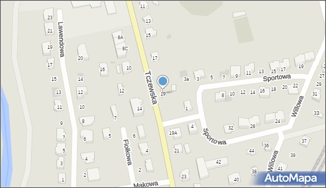 Nowy Dwór Gdański, Tczewska, 19, mapa Nowy Dwór Gdański