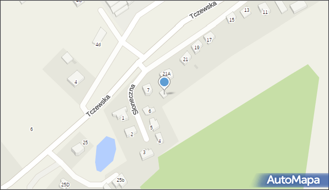 Rokitki, Tczewska, 21b, mapa Rokitki