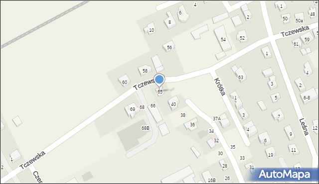 Rokitki, Tczewska, 65, mapa Rokitki