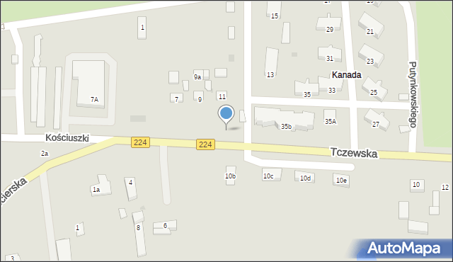 Skarszewy, Tczewska, 11a, mapa Skarszewy