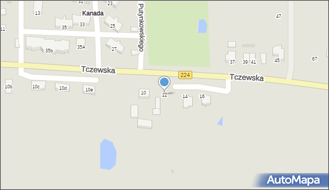 Skarszewy, Tczewska, 12, mapa Skarszewy