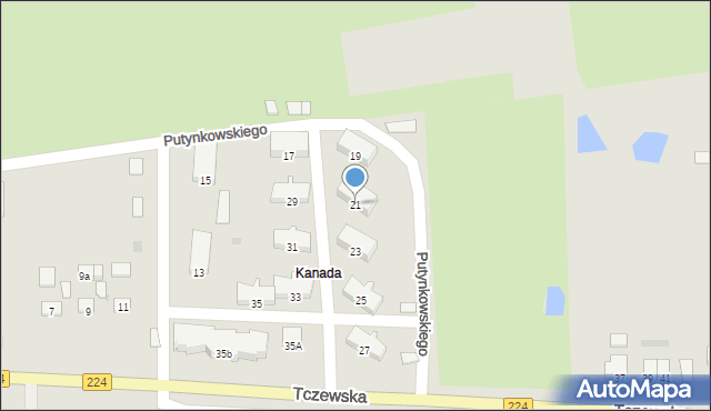 Skarszewy, Tczewska, 21, mapa Skarszewy