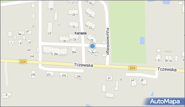 Skarszewy, Tczewska, 27, mapa Skarszewy