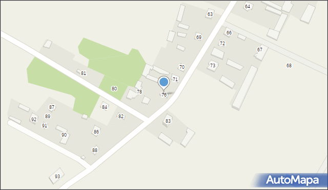 Tchórzew, Tchórzew, 76, mapa Tchórzew