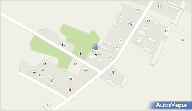 Tchórzew, Tchórzew, 78, mapa Tchórzew