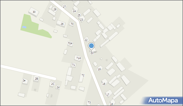 Tczów, Tczów, 21a, mapa Tczów