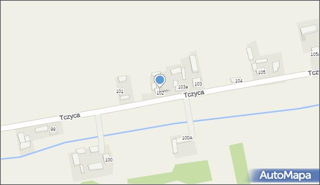 Tczyca, Tczyca, 102, mapa Tczyca