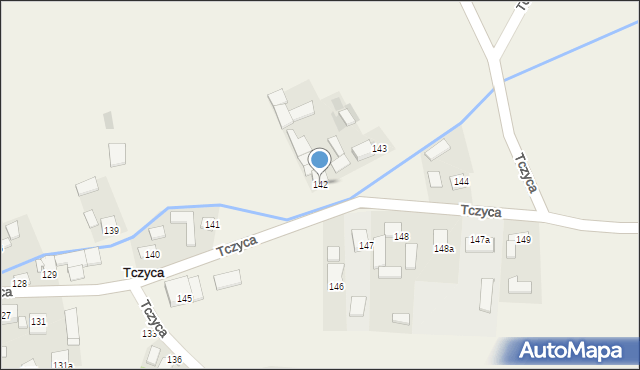 Tczyca, Tczyca, 142, mapa Tczyca