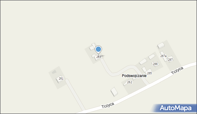 Tczyca, Tczyca, 263, mapa Tczyca