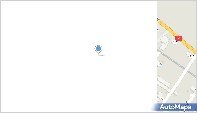 Andrychów, Tęczowa, 1, mapa Andrychów