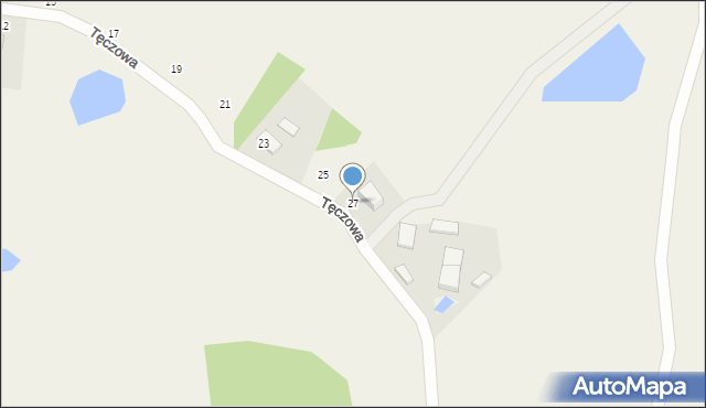 Barwik, Tęczowa, 27, mapa Barwik