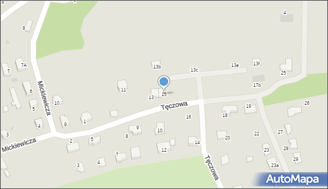 Bolków, Tęczowa, 15, mapa Bolków