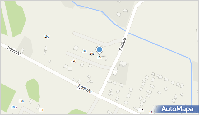 Chełm Śląski, Teligi, 19r, mapa Chełm Śląski