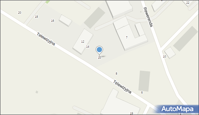 Chwaszczyno, Telewizyjna, 10, mapa Chwaszczyno