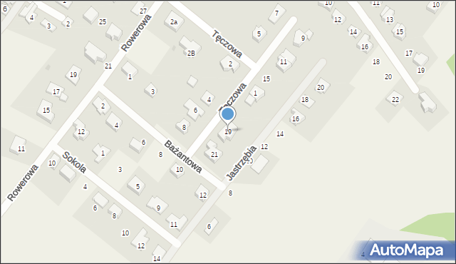 Gajków, Tęczowa, 19, mapa Gajków