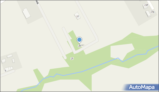 Gałęzinowo, Tęczowa, 16, mapa Gałęzinowo