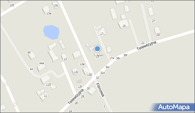 Gdańsk, Telewizyjna, 15, mapa Gdańska