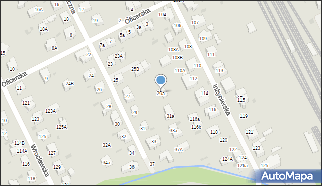 Gdynia, Techniczna, 29a, mapa Gdyni