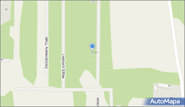 Gójszcz, Tęczowa, 6, mapa Gójszcz