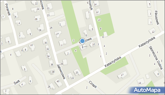 Gruszczyn, Tęczowa, 6, mapa Gruszczyn