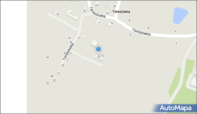 Hrubieszów, Teresówka, 11, mapa Hrubieszów