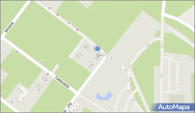 Józefów, Telimeny, 8, mapa Józefów