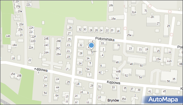 Katowice, Teresy, 3, mapa Katowic