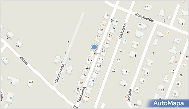 Kobylnica, Tetmajera Włodzimierza, 11b, mapa Kobylnica