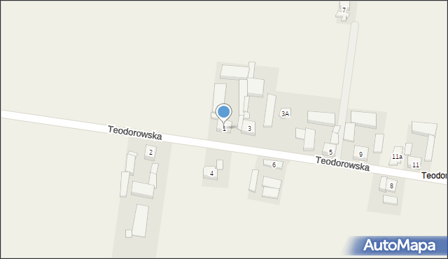 Kotlin, Teodorowska, 1, mapa Kotlin