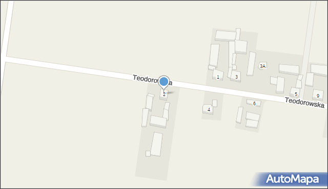 Kotlin, Teodorowska, 2, mapa Kotlin