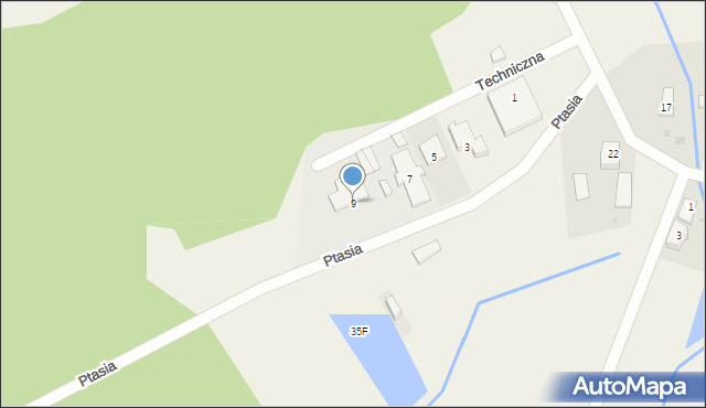 Lubowidz, Techniczna, 9, mapa Lubowidz