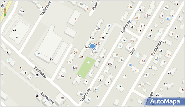 Marki, Telimeny, 15E, mapa Marki