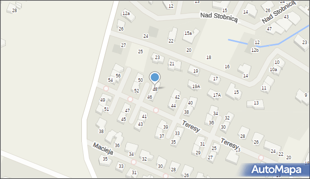 Mierzyn, Teresy, 48, mapa Mierzyn