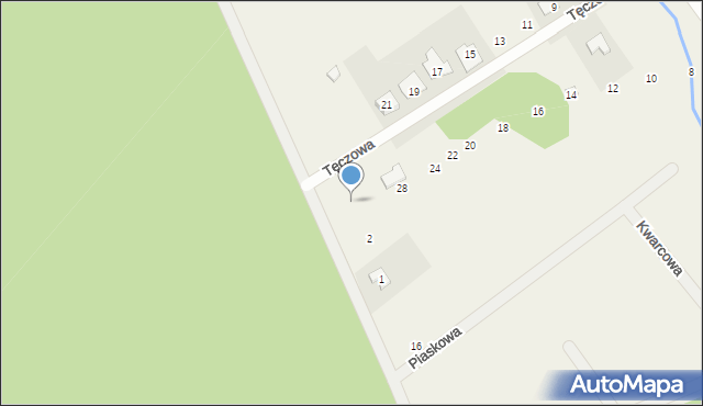 Nekielka, Tęczowa, 30, mapa Nekielka