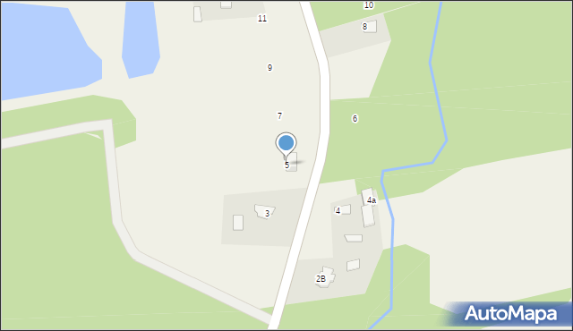 Nowe Budy, Tęczowa, 5, mapa Nowe Budy