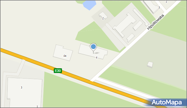 Nowy Konik, Terespolska, 4, mapa Nowy Konik