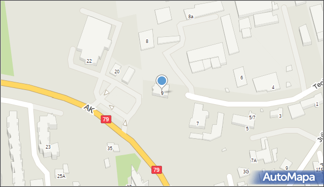 Piaseczno, Techniczna, 9, mapa Piaseczno