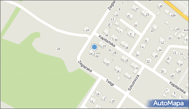 Płock, Teligi Leonida, 26, mapa Płock