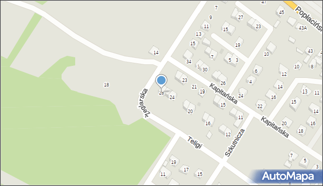 Płock, Teligi Leonida, 28, mapa Płock