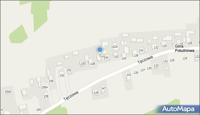 Poręba Spytkowska, Tęczowa, 145, mapa Poręba Spytkowska