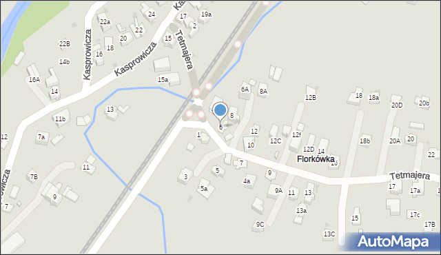 Rabka-Zdrój, Tetmajera, 6, mapa Rabka-Zdrój