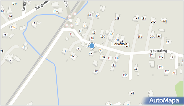Rabka-Zdrój, Tetmajera, 7a, mapa Rabka-Zdrój