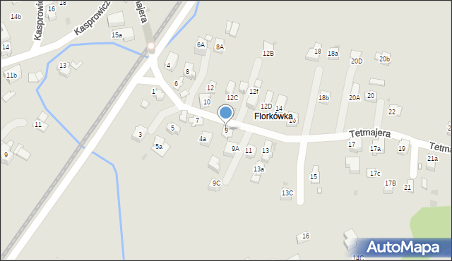 Rabka-Zdrój, Tetmajera, 9, mapa Rabka-Zdrój