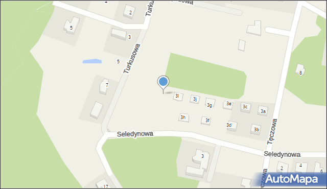 Radomia, Tęczowa, 3m, mapa Radomia