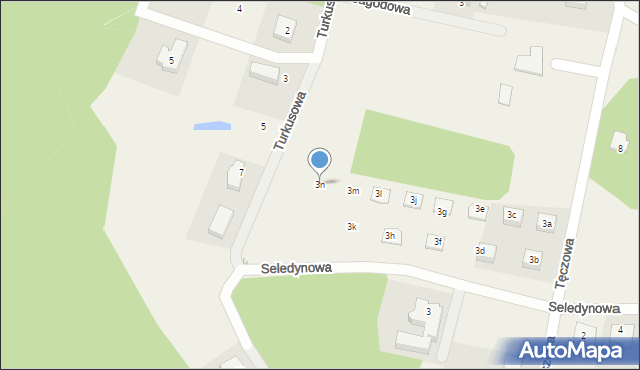 Radomia, Tęczowa, 3n, mapa Radomia