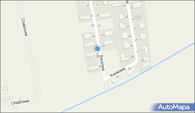 Sarbinowo, Tęczowa, 18, mapa Sarbinowo