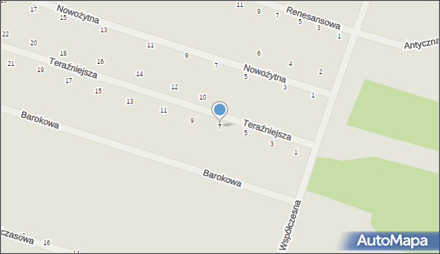 Serock, Teraźniejsza, 7, mapa Serock